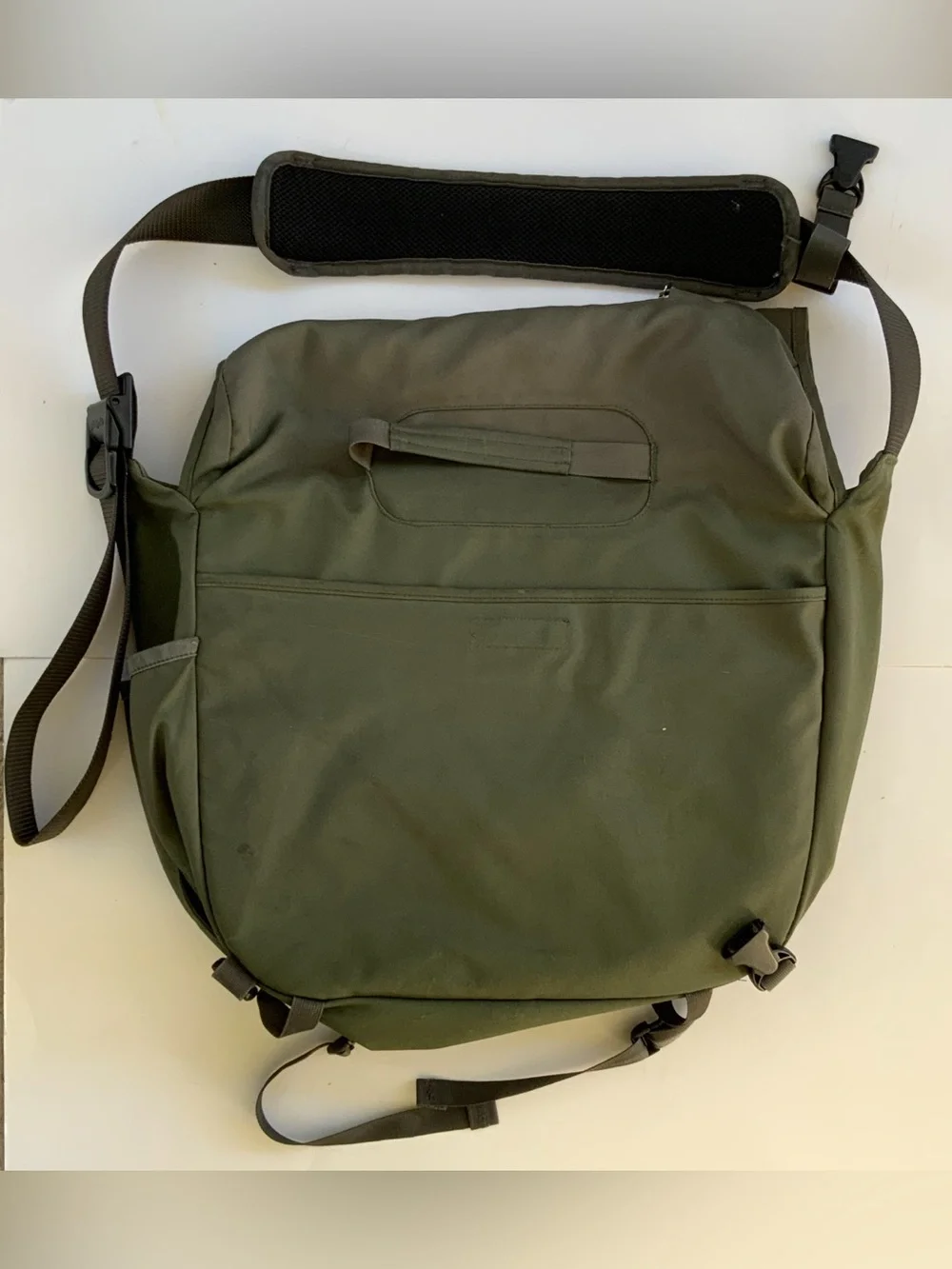 Patagonia Olive Green Messenger Bag
